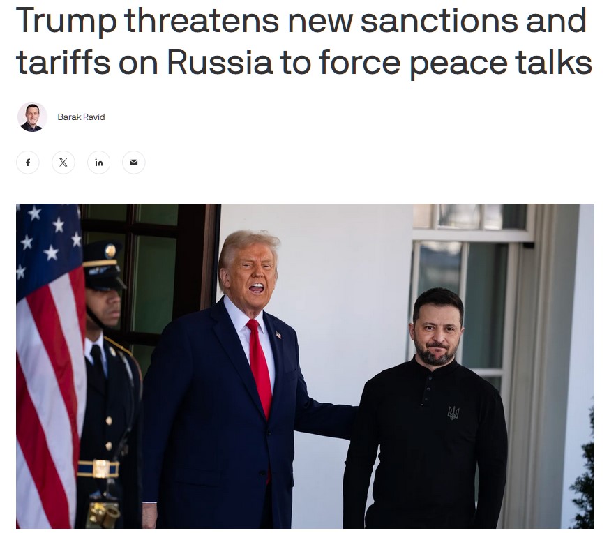 Trump angered by Russia’s strikes on Ukraine