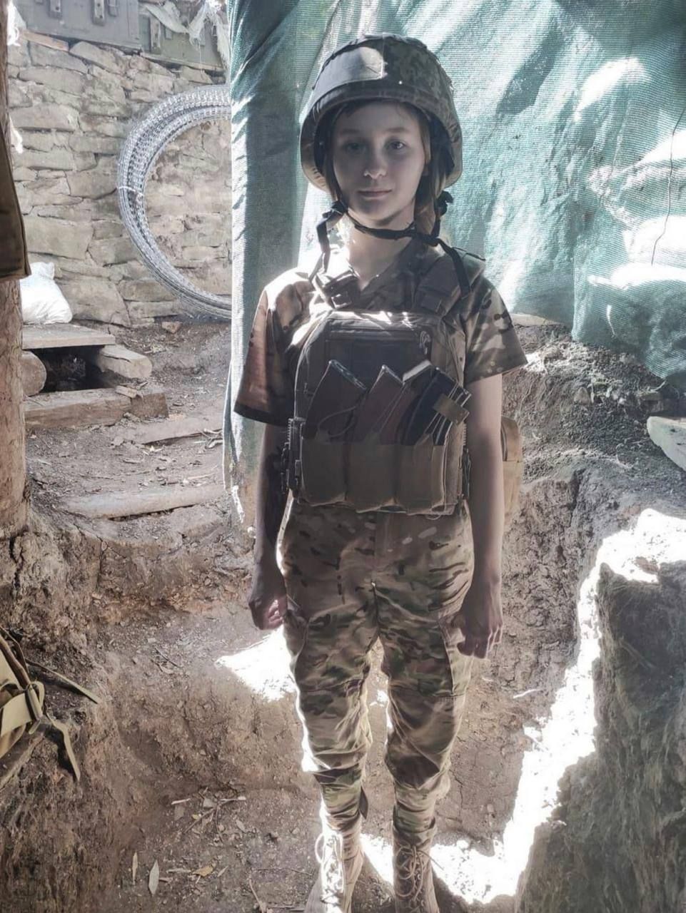 Yulia Krymtseva: 22-year-old combat medic from Luhansk serves near home