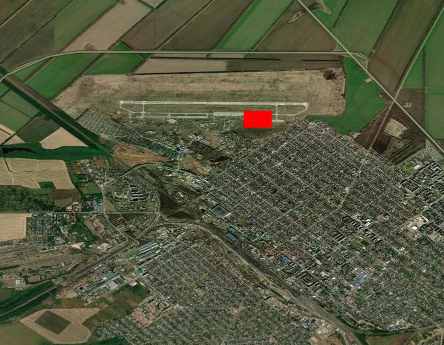 FIRMS reports fire at Russian airfield in Tikhoretsk