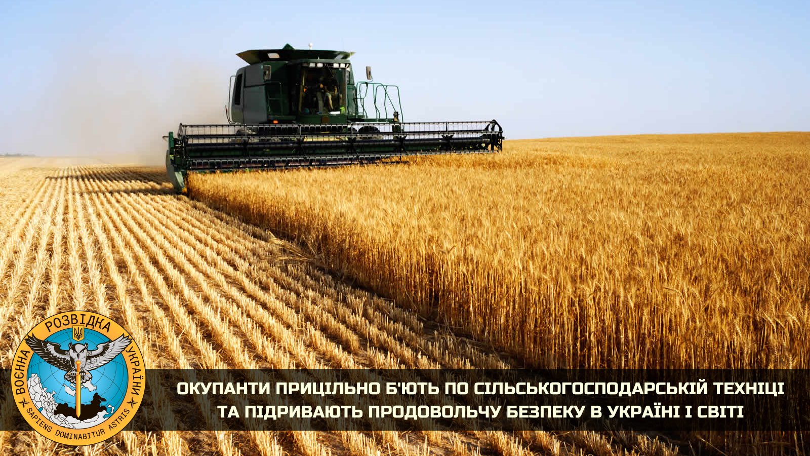 Occupants threaten Ukraine’s food security