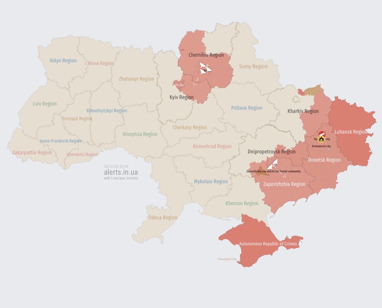 Kyiv under Russian drone strike!