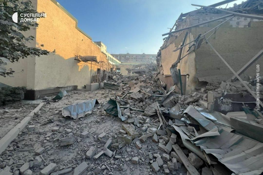 Russian forces struck Druzhkivka