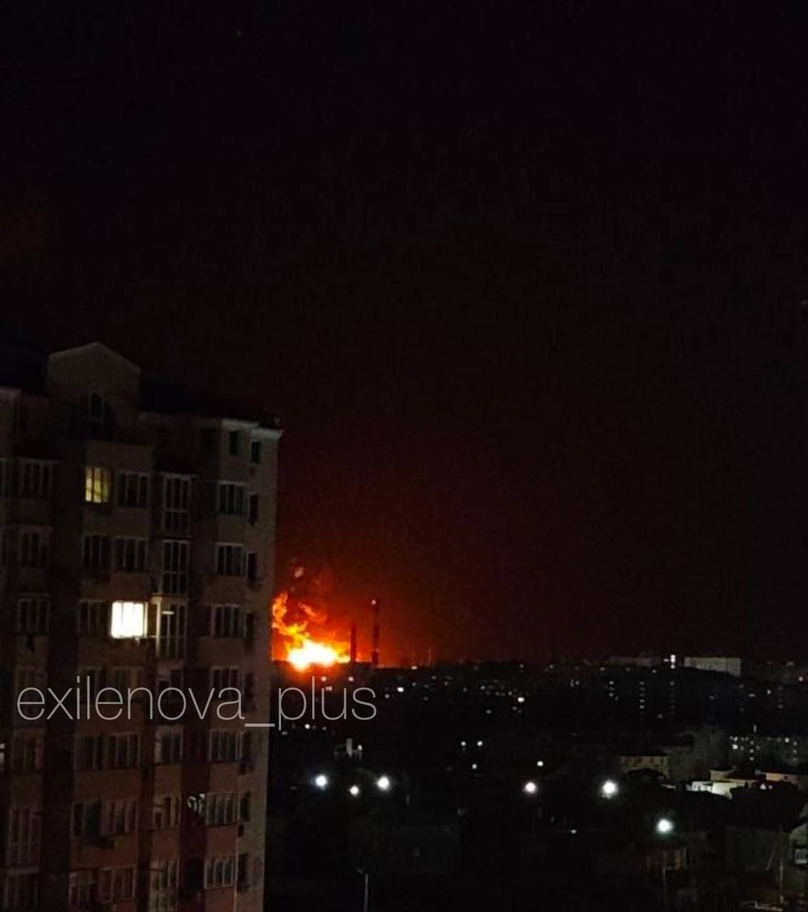 Ukraine Strikes Sevastopol Port, Fire Erupts at Crimea Oil Depot
