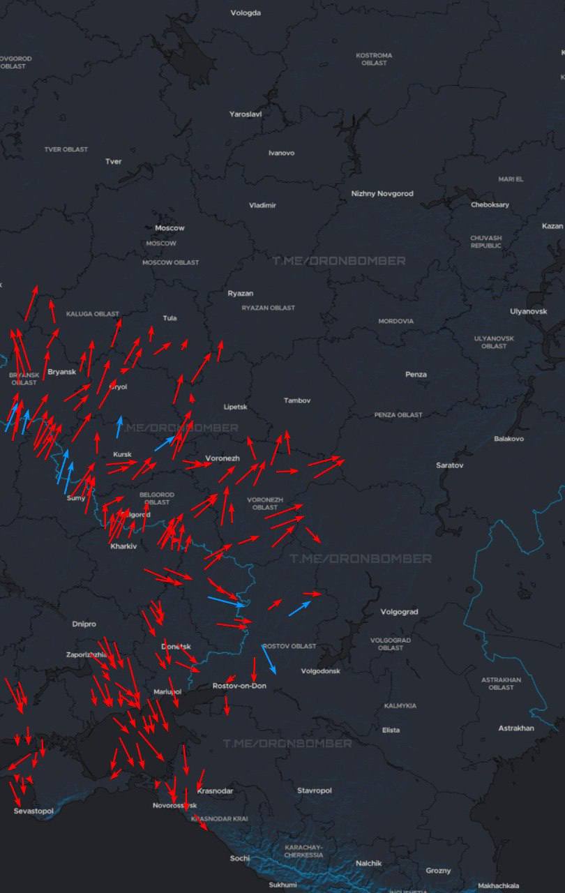 Drones attack Russian regions and occupied Crimea