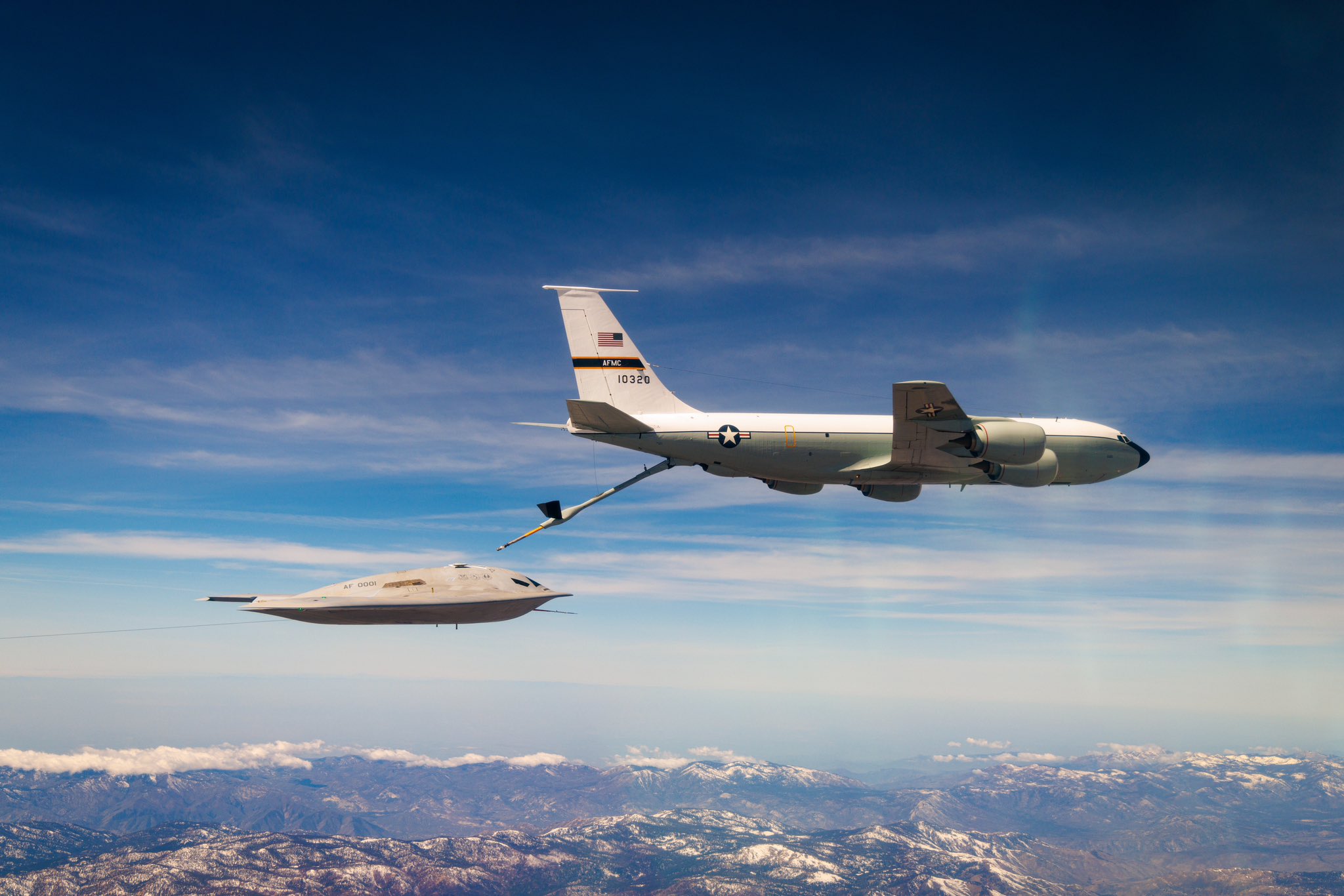 B-21 Raider Stealth Bomber Conducts Aerial Refueling Tests