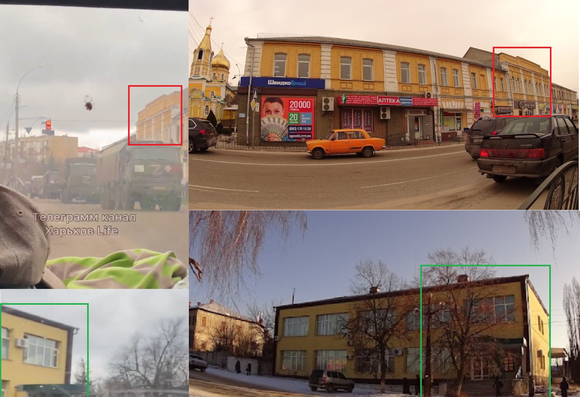 Convoy starts moving south from coordinates