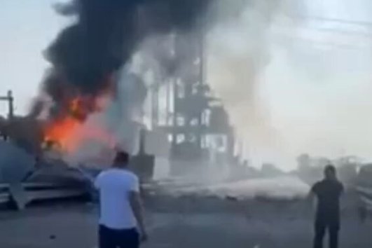 Russia attacked Kyiv Hydroelectric Plant, – media (Video)