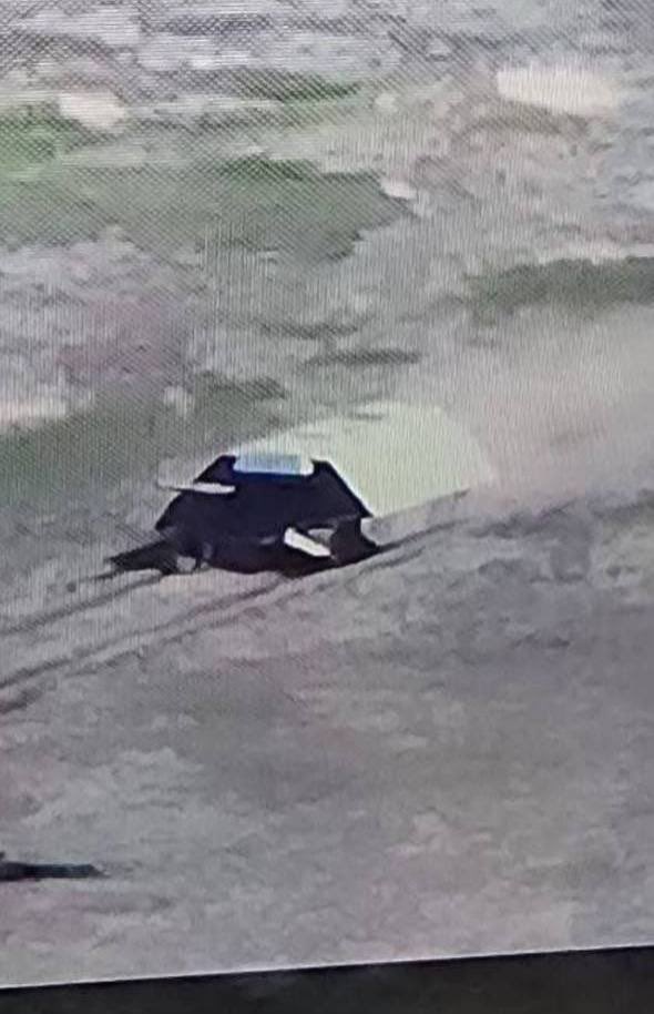 Russian tank near Krasnohorivka