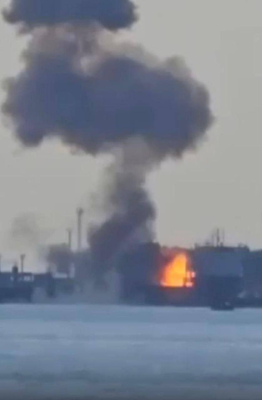 Ukrainian forces damage occupier’s ship in port of Kavkaz