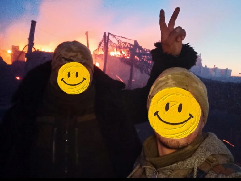 Border Guard: They burned our position to drive us out