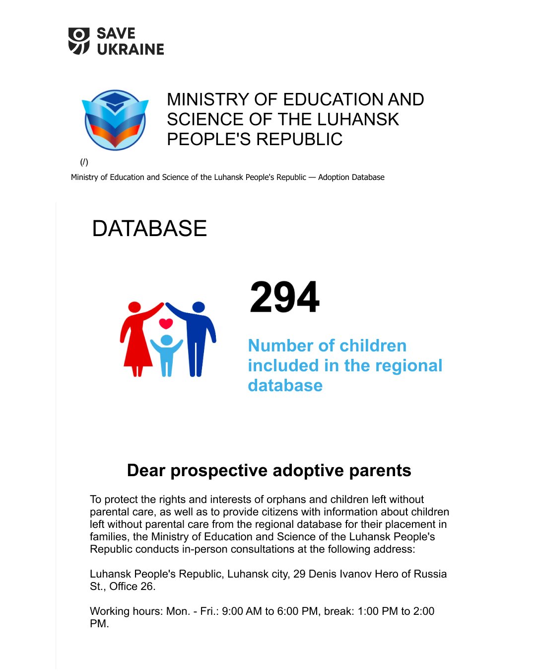 Abuse and adoption of Ukrainian children by Russian authorities