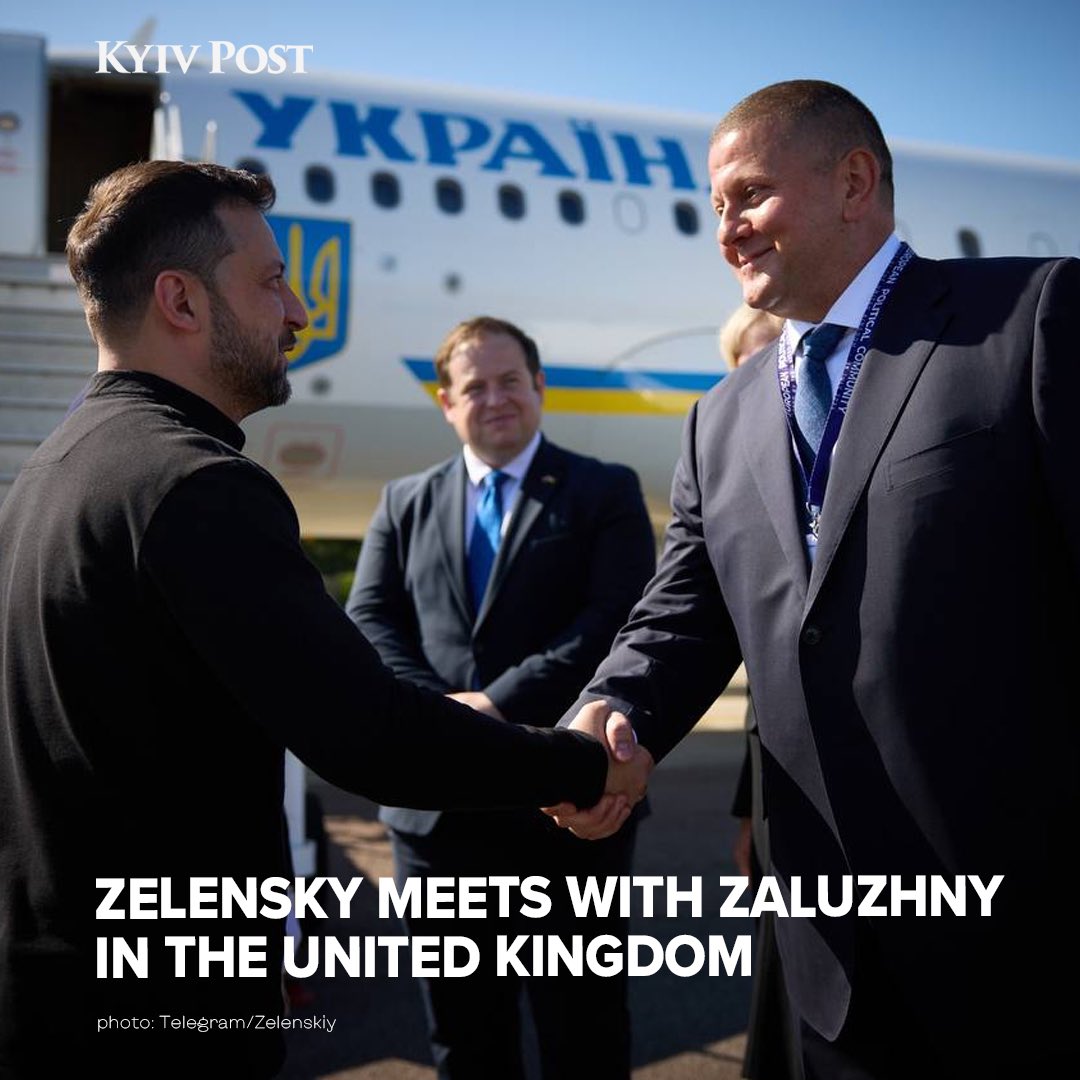 Zelensky meets former army chief Zaluzhny in London