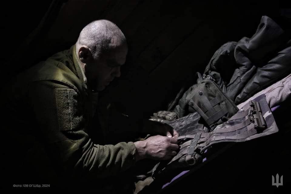 Soldats ukrainiens veillant sur la paix en Europe
