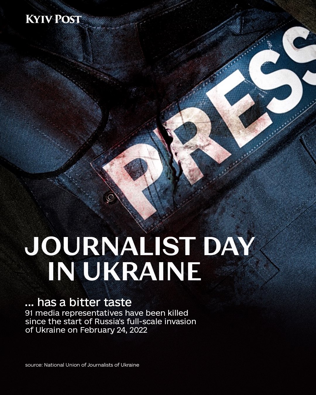 91 journalists killed documenting Russia’s war against Ukraine