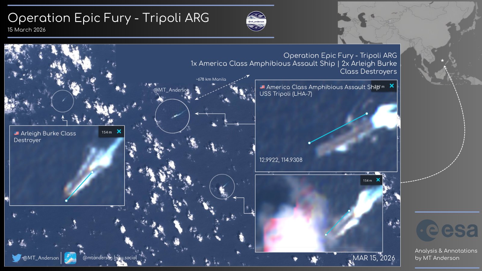 USS Tripoli ARG Advances Toward Middle East