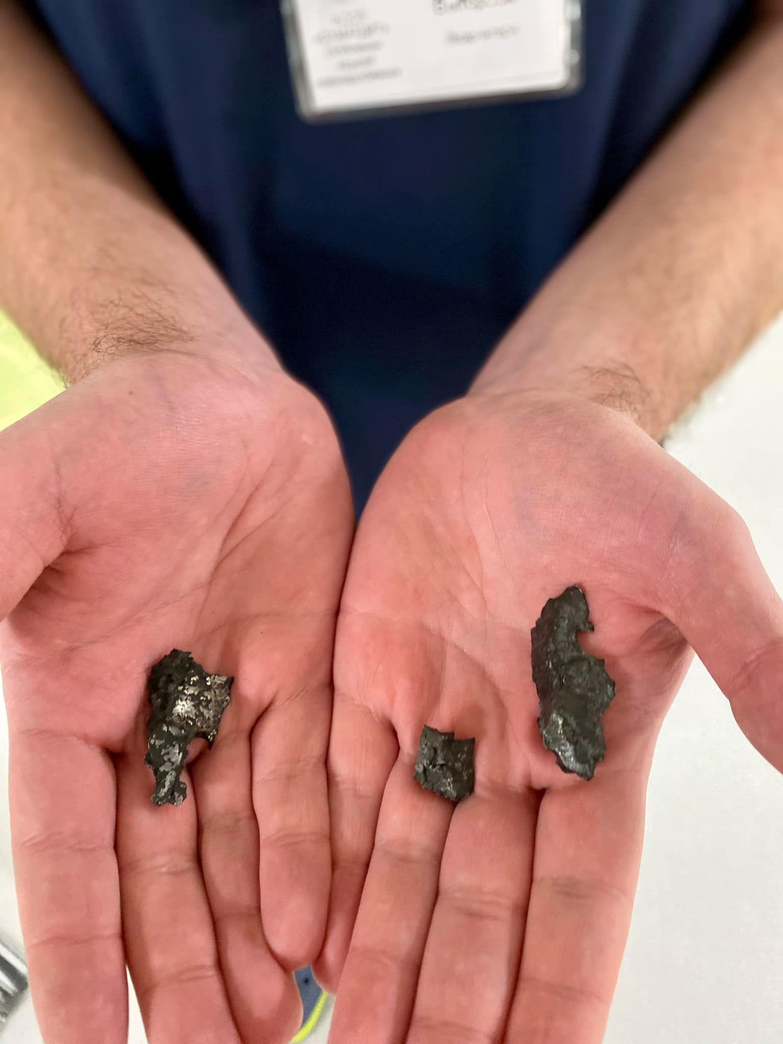 Russian missile fragments found near Okhmatdyt hospital