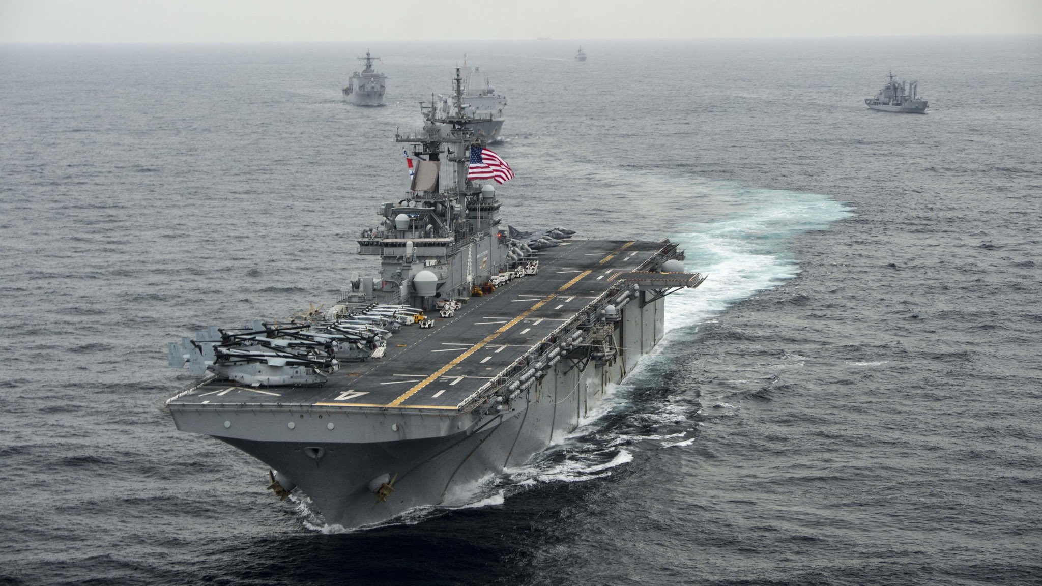 US Boxer ARG and 11th MEU heading to Middle East