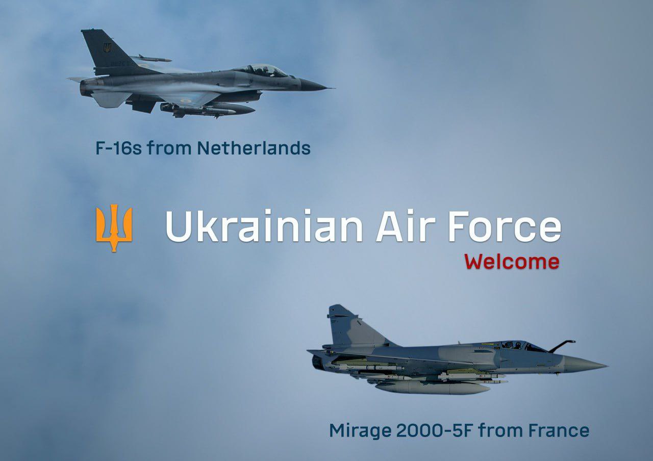 Ukrainian Air Force Thanks France for Mirage 2000-F5 and Netherlands for F-16MLU