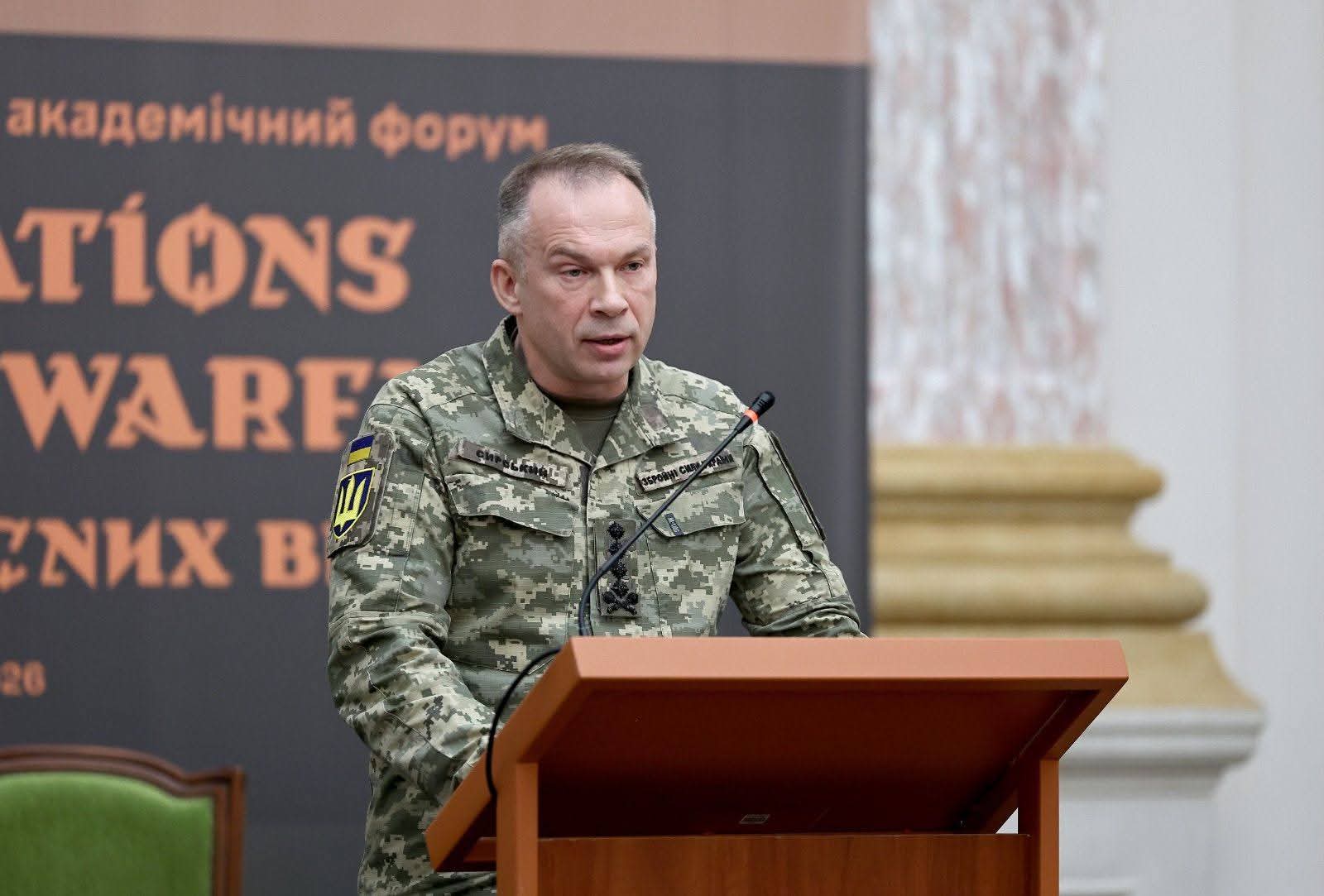 Ukraine Rewriting Rules of War, Says Military Chief Syrskyi