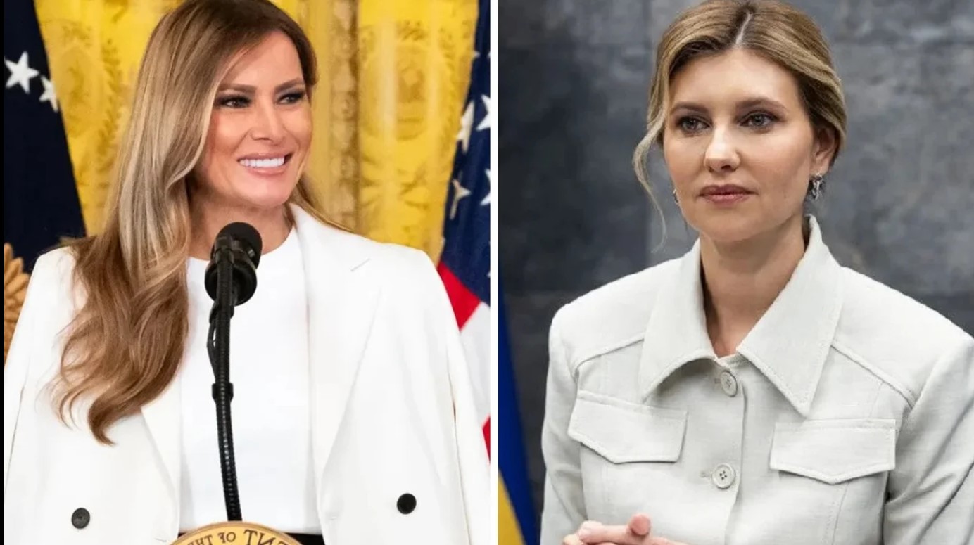 Olena Zelenska Meets Melania Trump in New York