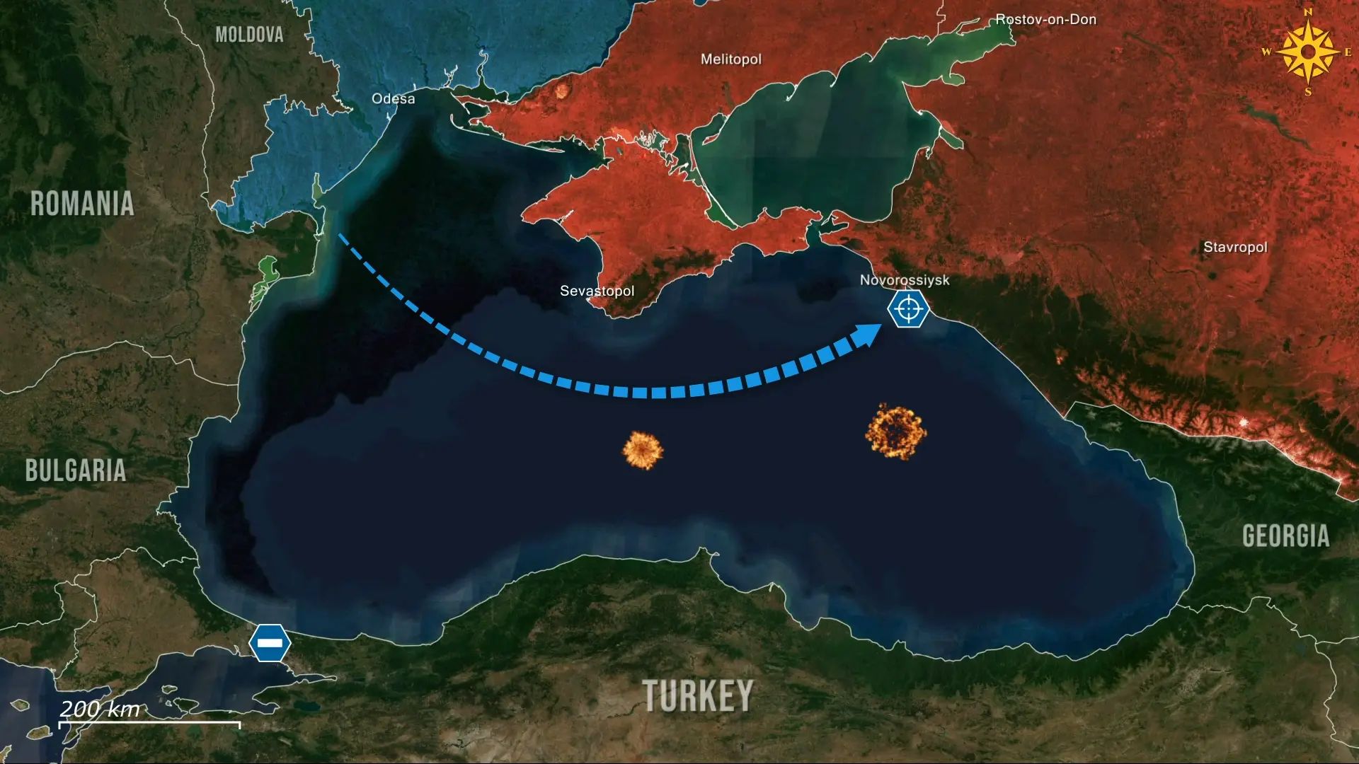 Ukraine ouvre un nouveau front sous-marin en mer Noire
