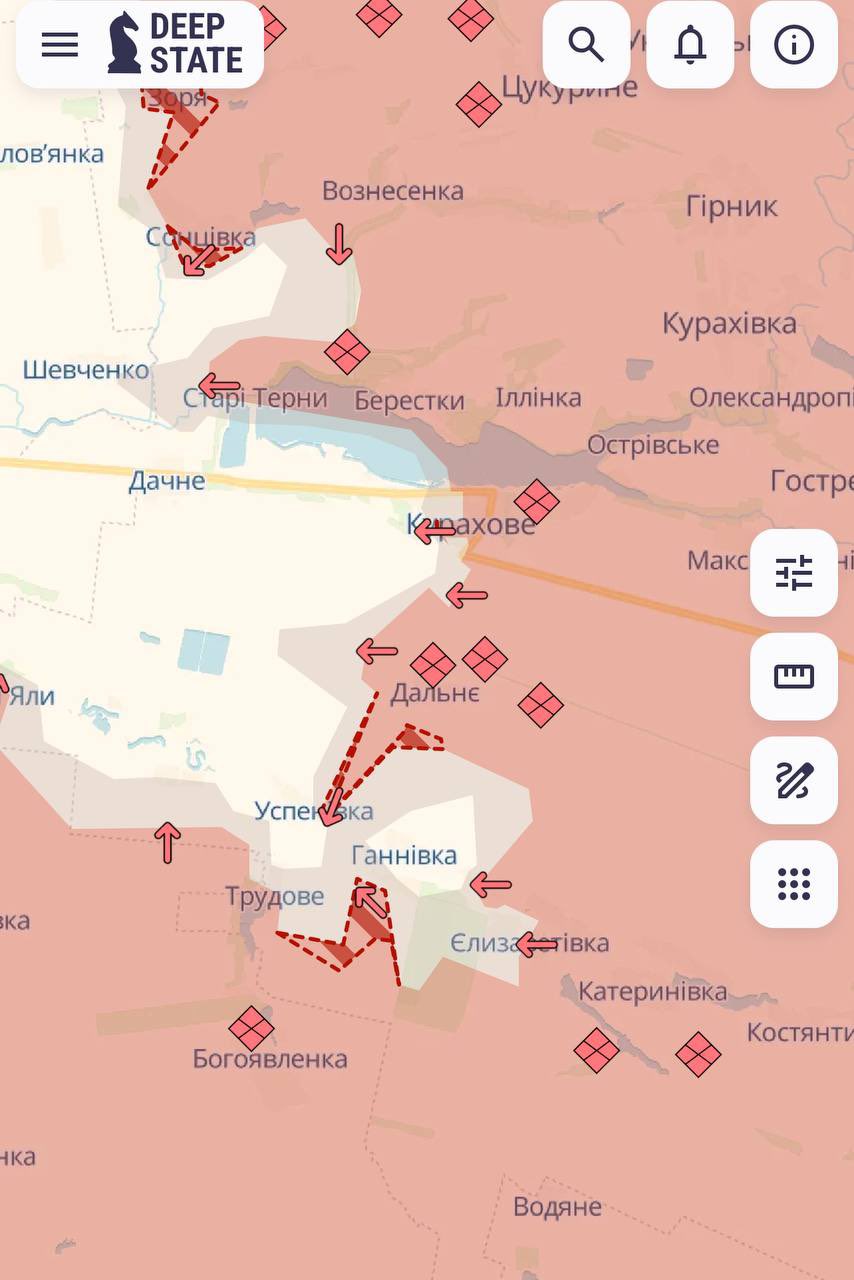 Enemy advances daily, occupying Zorya and other settlements