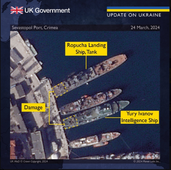 British intelligence on the consequences of strikes on the Black Sea Fleet