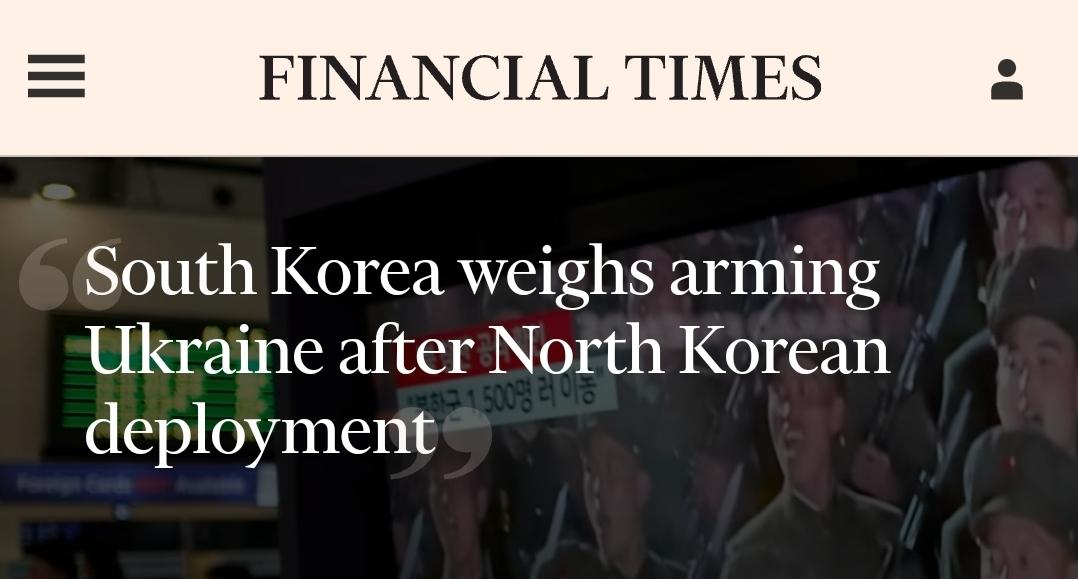 South Korea considers direct military aid to Ukraine