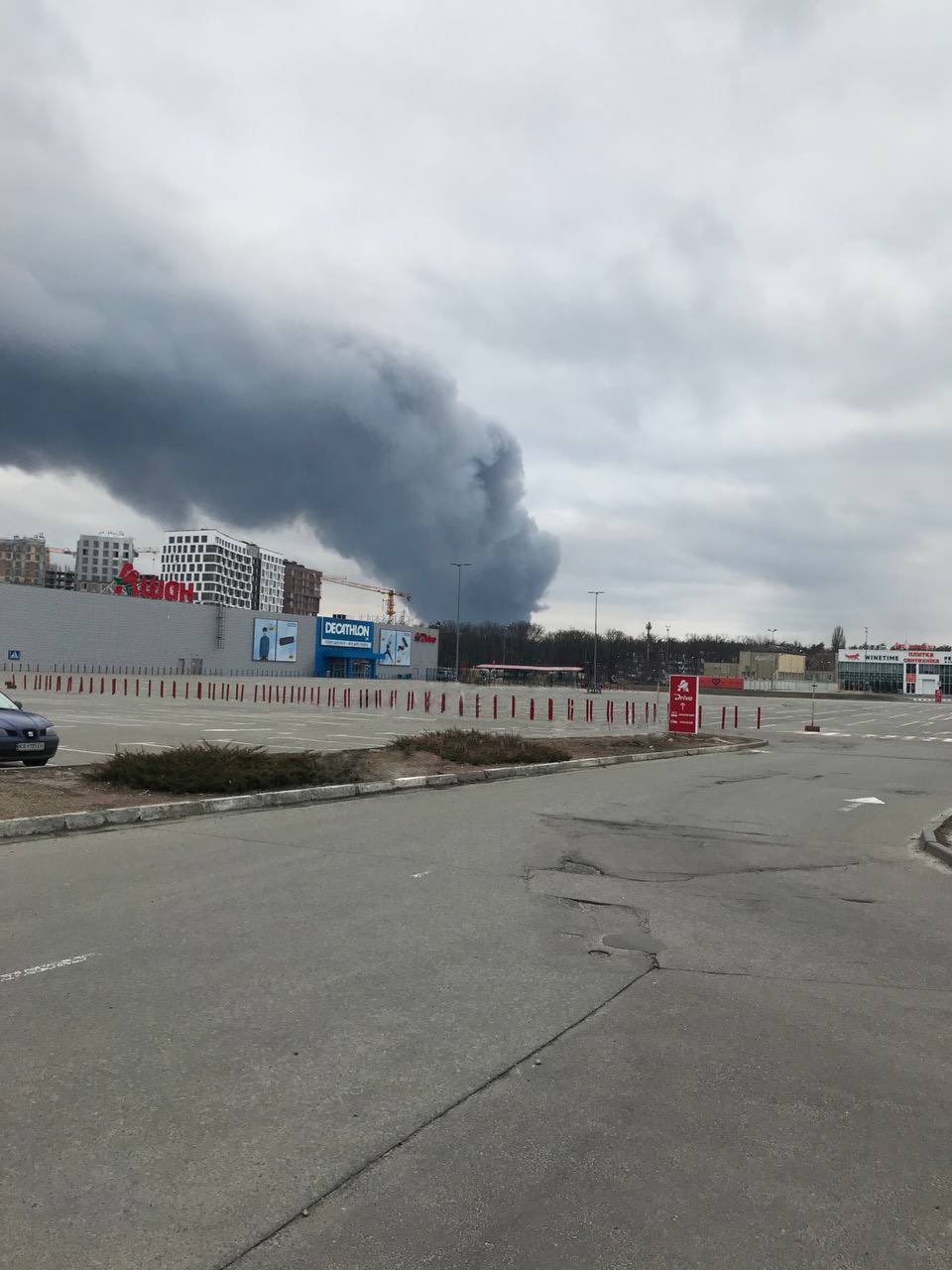 Fire in Kyiv outskirts possibly related to ammunition depot