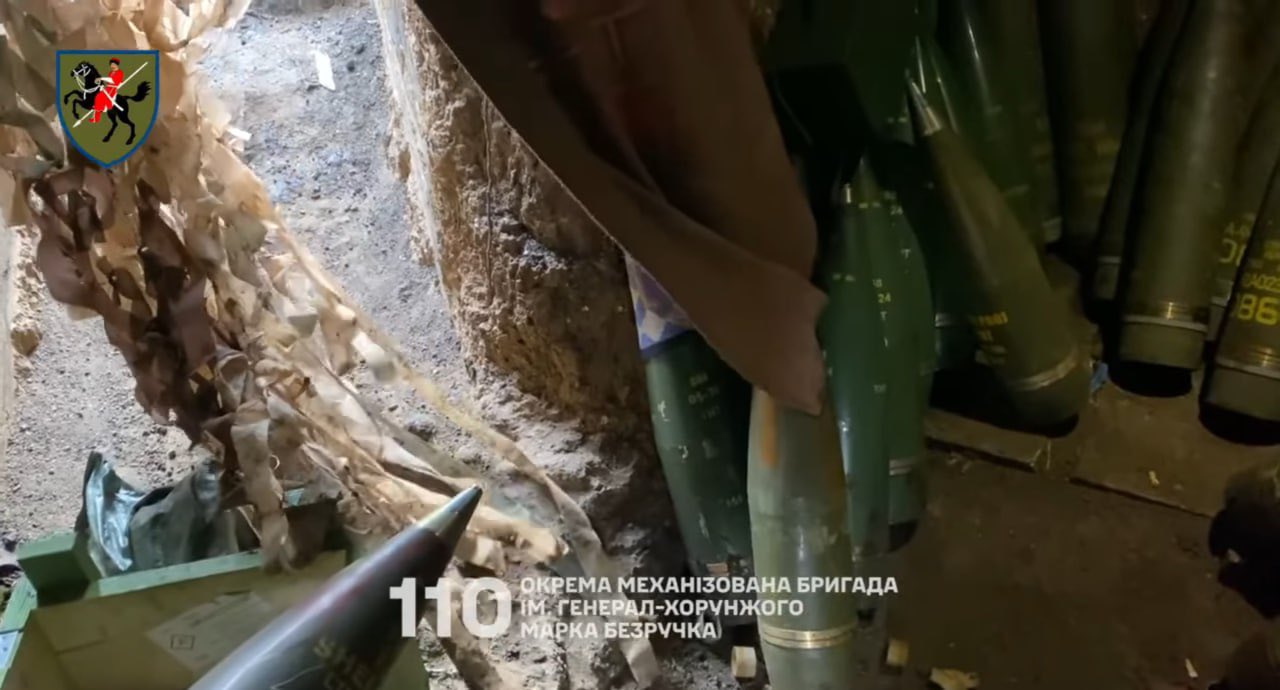 The first photo of Ukrainian-made M107 HE-FRAG 155 mm shells
