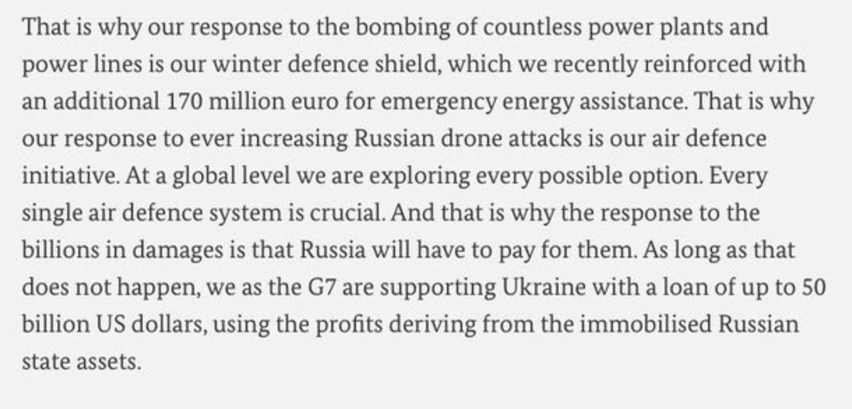 Baerbock criticized for not mentioning strikes on Russian air force