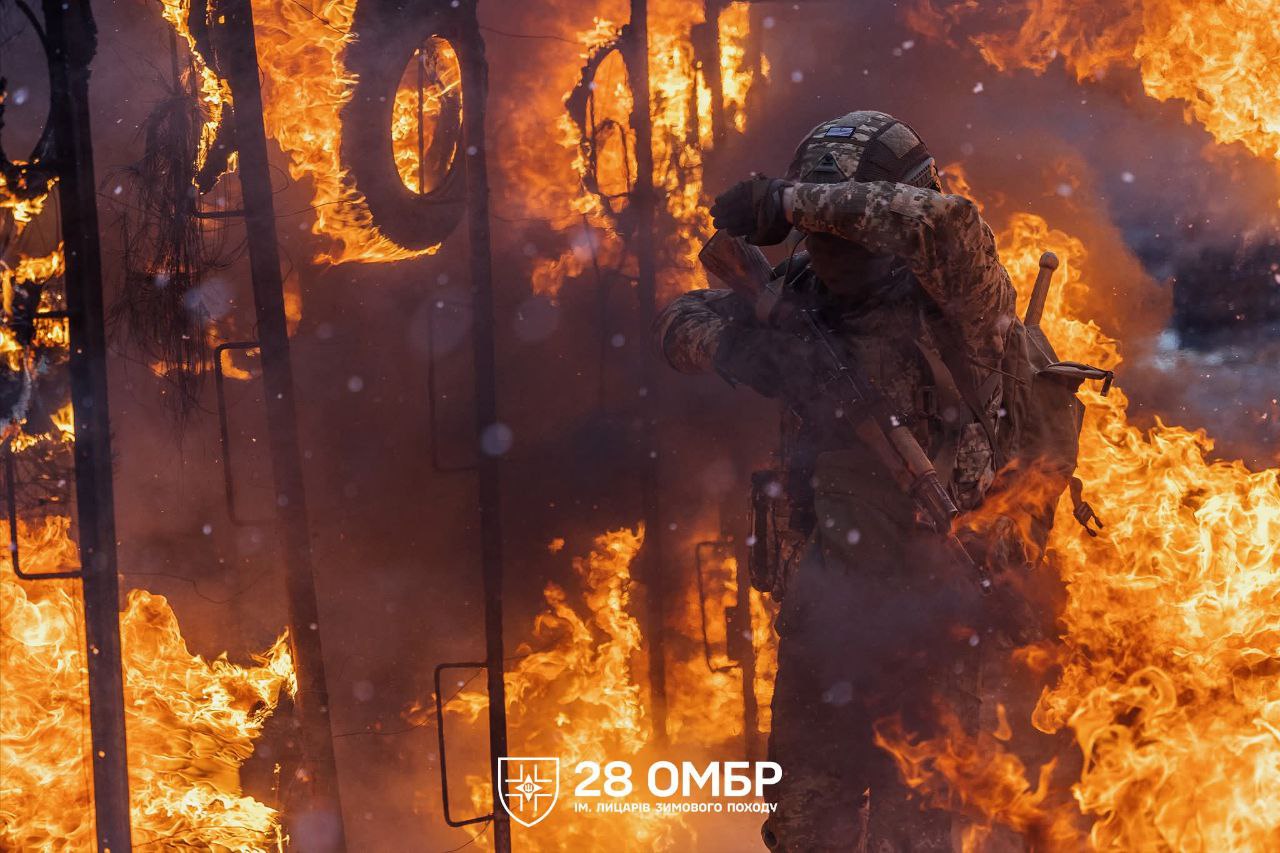 Winter training of recruits at the #BZVP