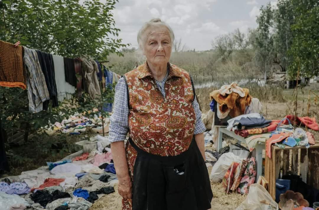 Kherson resident’s home flooded after Nova Kakhovka dam destruction.