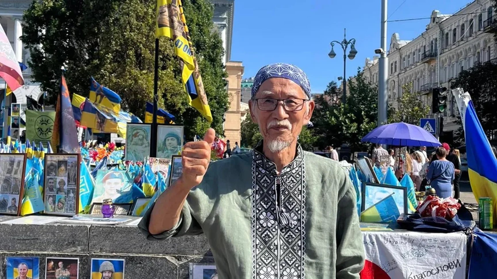 Japanese volunteer Fuminori Tsuchiko’s stay in Ukraine extended