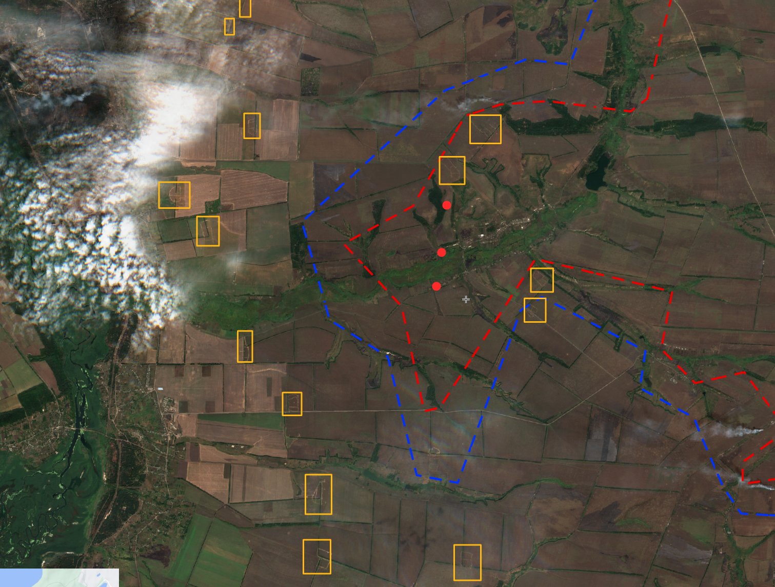 Russians breach some Ukrainian defenses, face river line