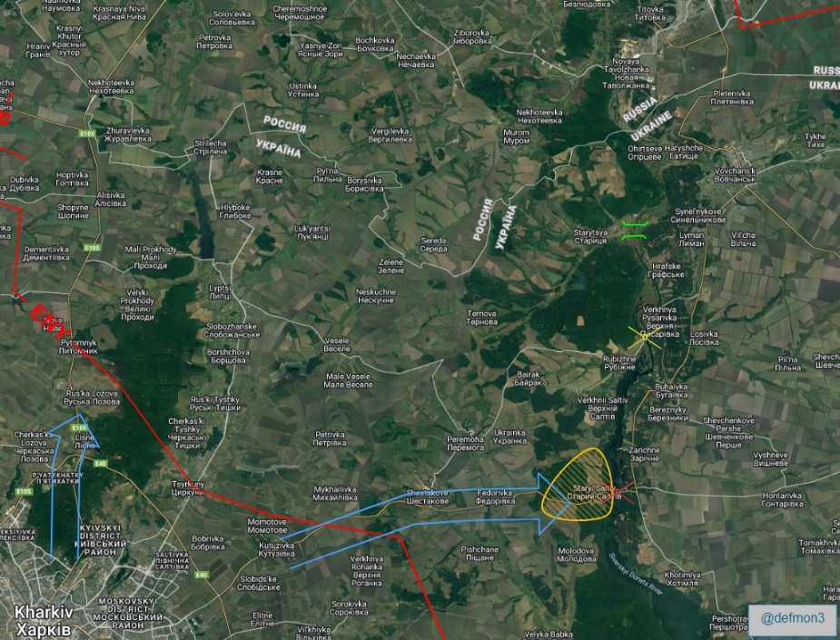 Update on Kharkiv: fighting in Staryi Saltiv and troop movement