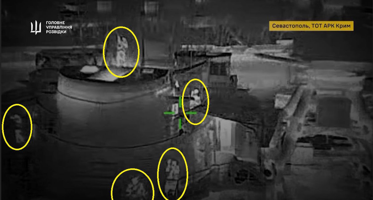 Russian Crew Watches Attack on Their Own Ship From Deck