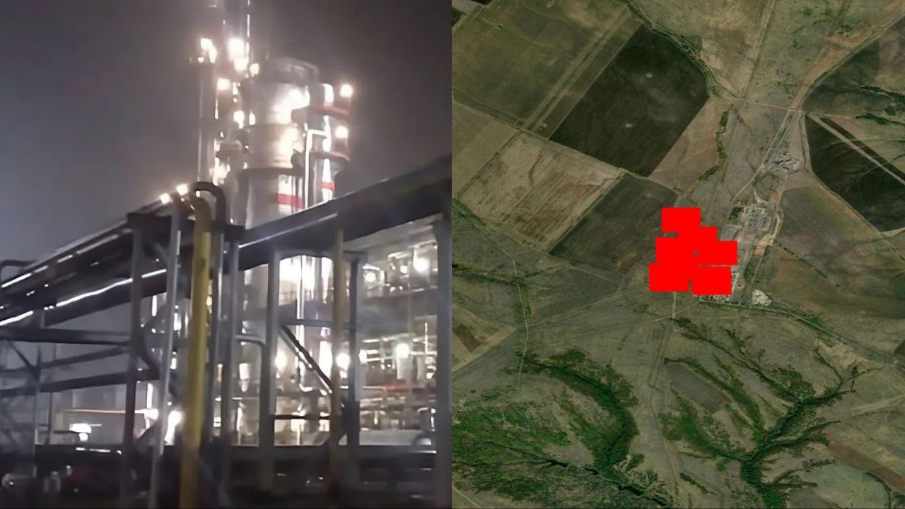 Attack on Russian gas processing plant