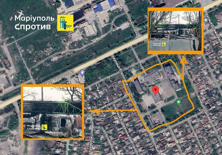 Partisans in occupied Mariupol burned Russian equipment