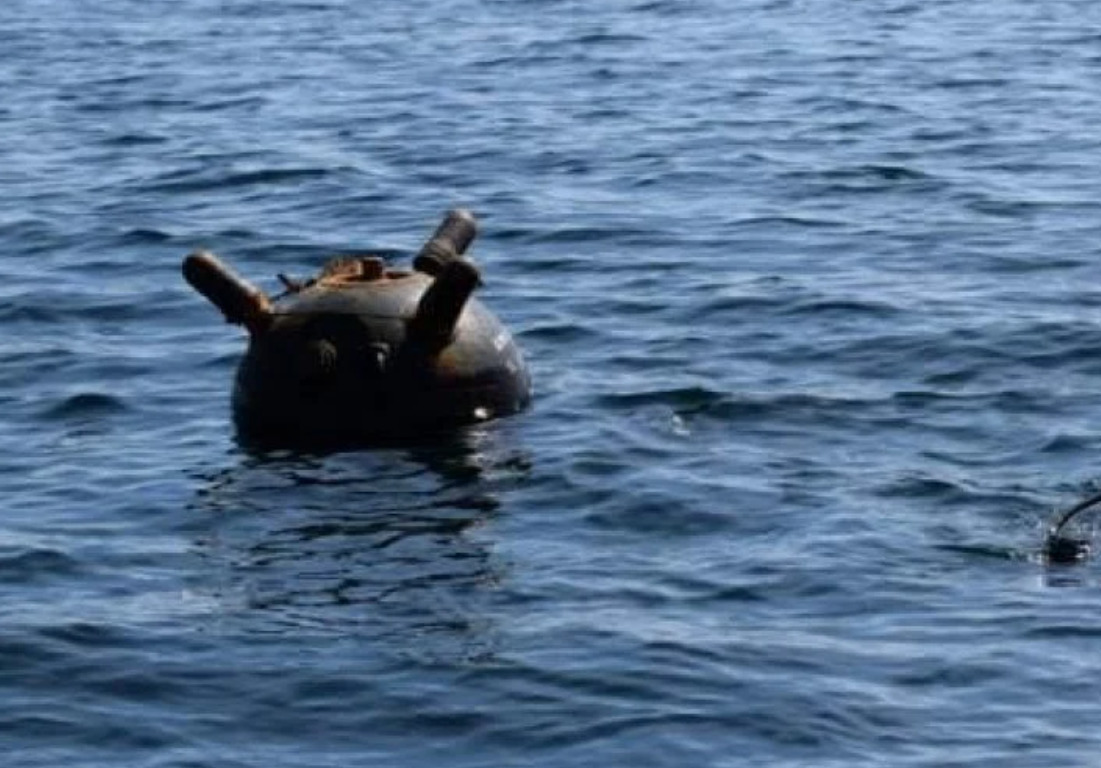 Mine detonated off Odessa coast