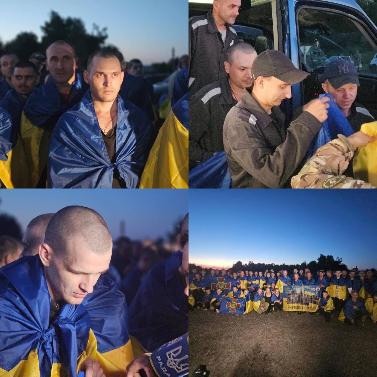 Hundreds of Ukrainian defenders return from captivity