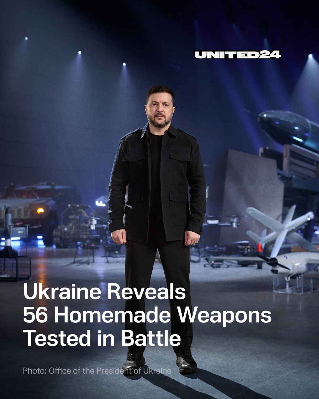 Zelenskyy Reveals New Weapons on Ukraine Armourers’ Day
