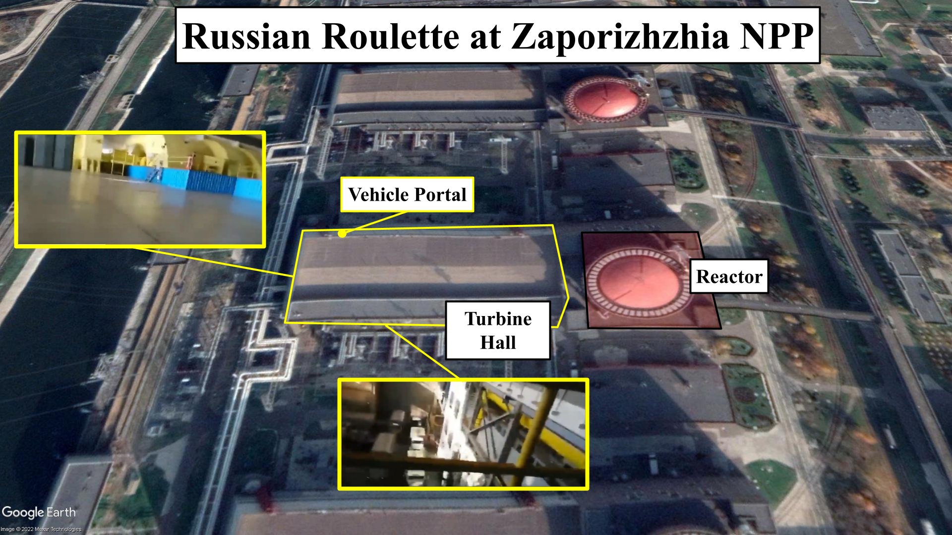 Leaked Video Shows Russian Military Hardware Inside Zaporizhzhia NPP Turbine Halls