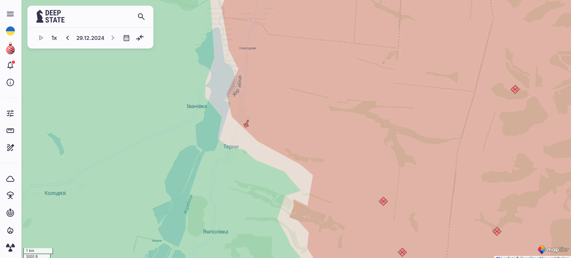 Russian forces advanced in Kurakhove and nearby towns