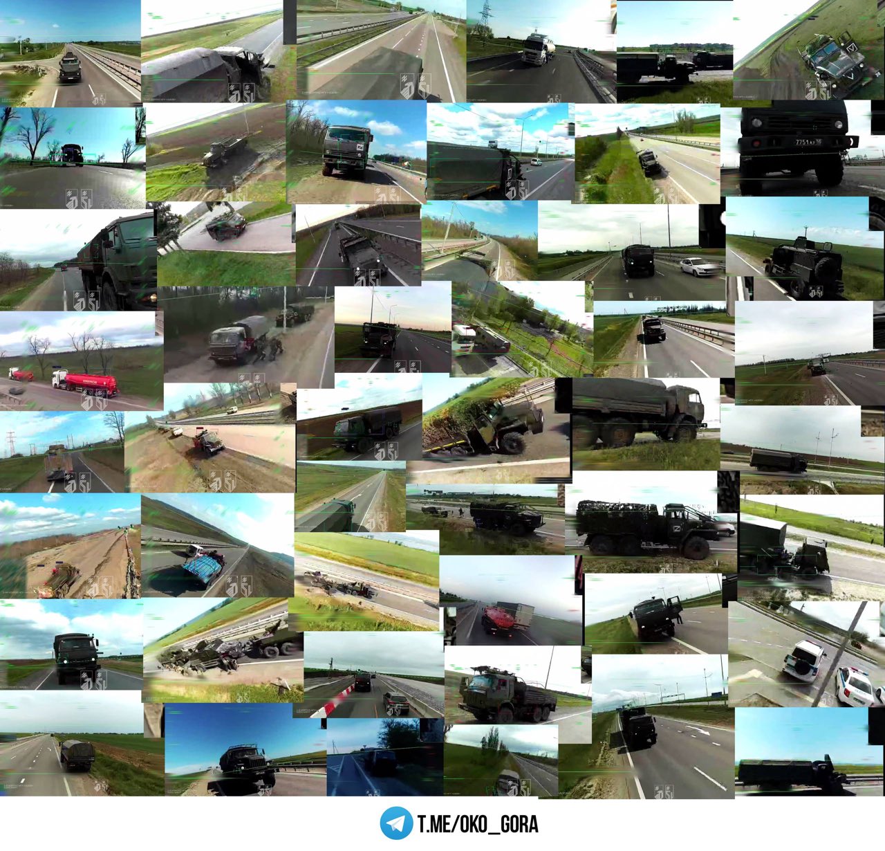 AZOV videos show over 50 attacks on Russian logistics