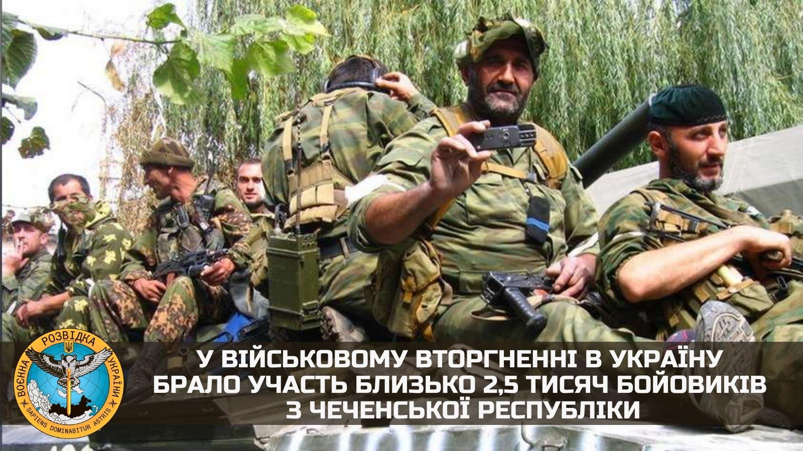 List of Chechen fighters in Russian aggression (March–May 2022)