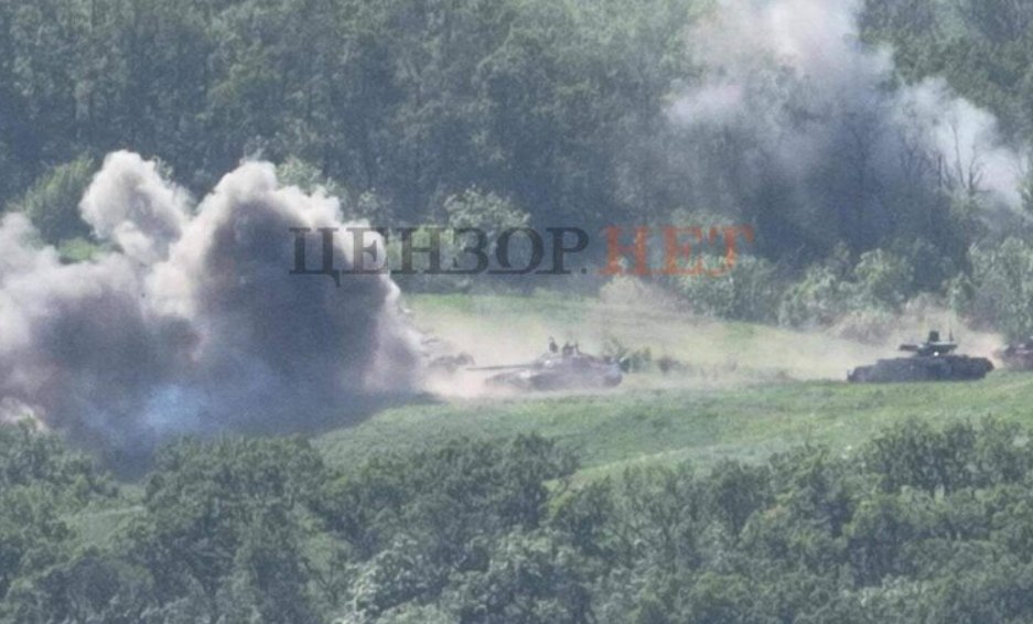 Occupants shell road between Lysychansk and Bakhmut