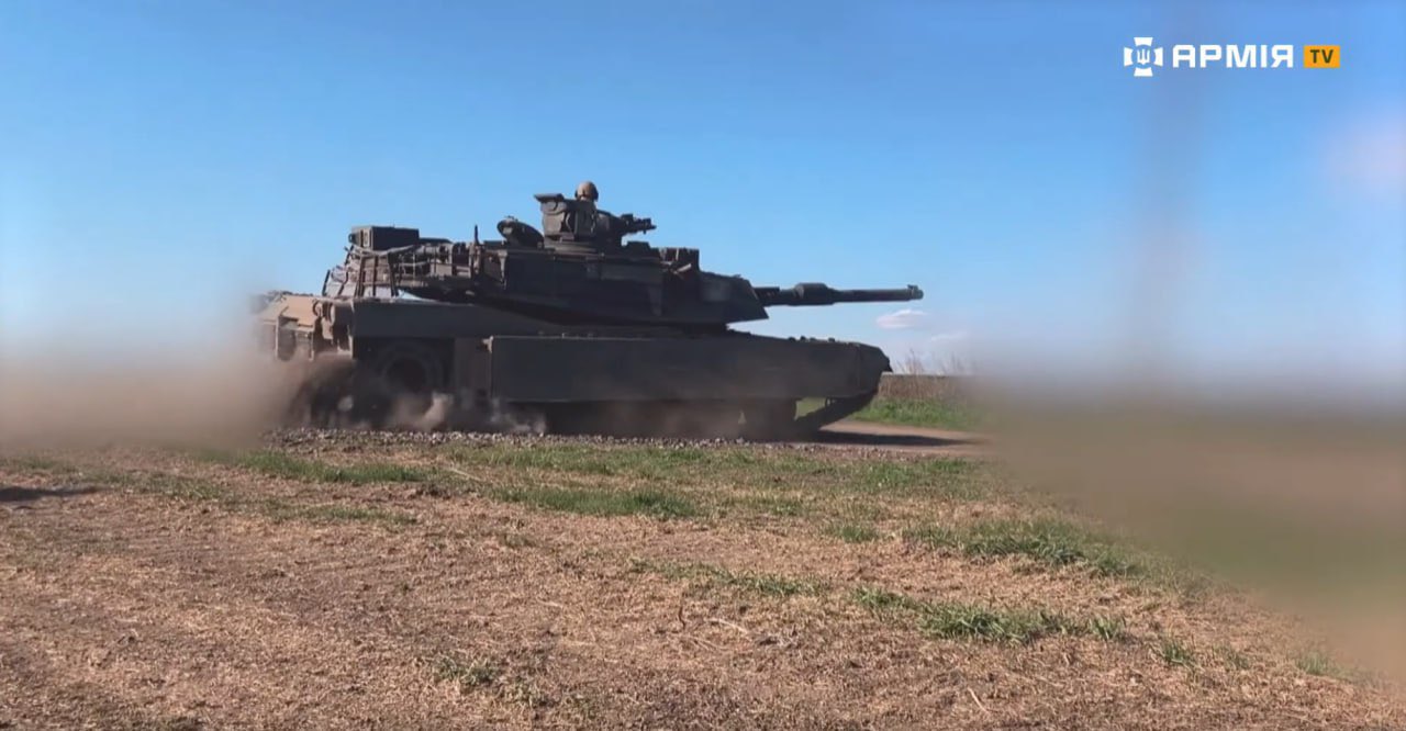M1A1SA Abrams Tank with Dynamic Protection in Action