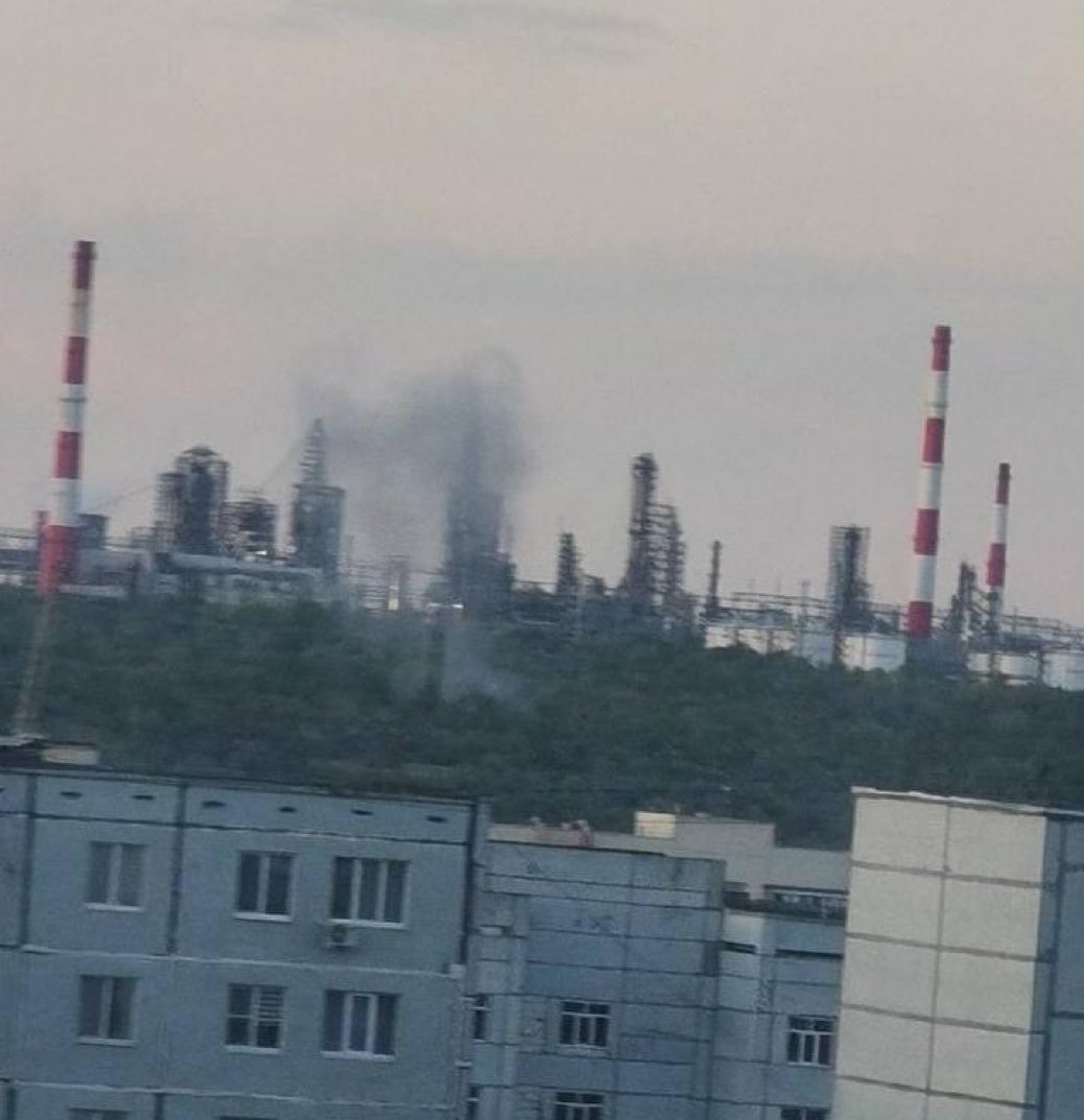 Ukrainian drones hit oil refinery in Syzran, Samara region