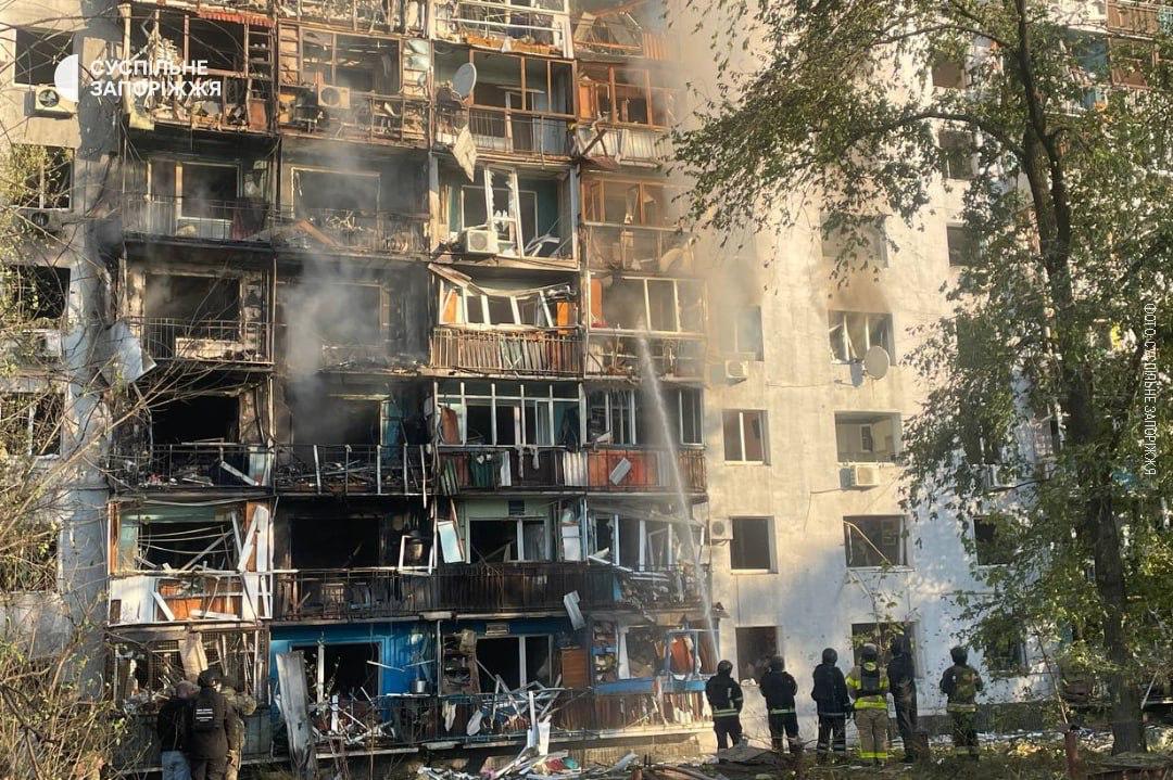 Russian attack in Zaporizhzhia: 31 injured, including three children, hospitalized.